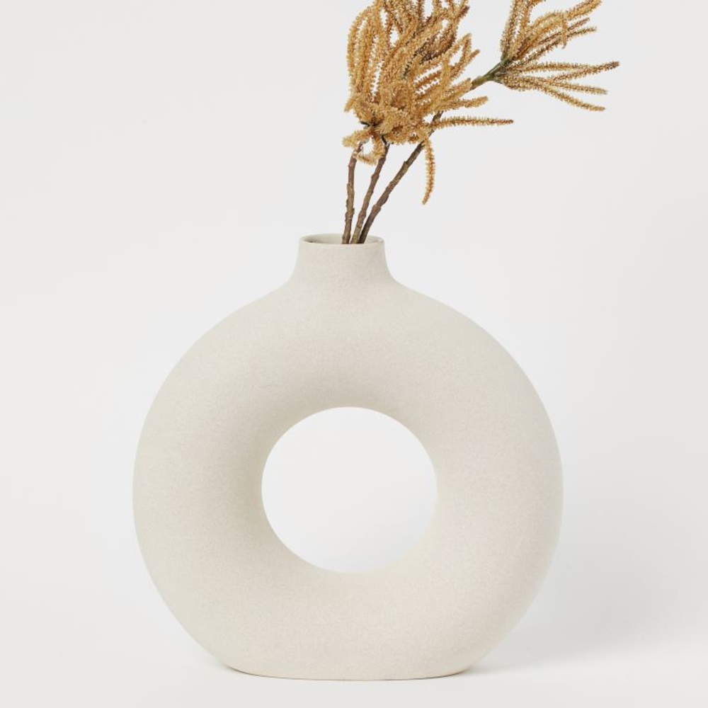 H&M Donut Ceramic Vase